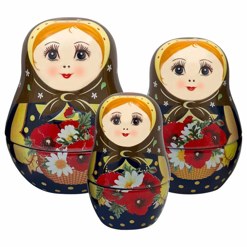 UNAMOI Ceramic Nesting Measuring Cups Poppy