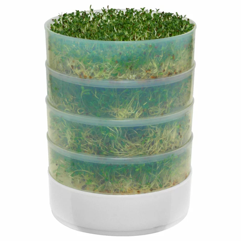 VKP Brands Home Kitchen Crop 4-Tray Sprouter - Sprout Favorite Seeds And Legumes - Image 2