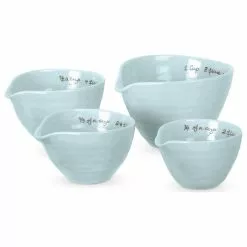 Royal Worcester Portmeirion Sophie Conran Celadon Set Of 4 Measuring Cups