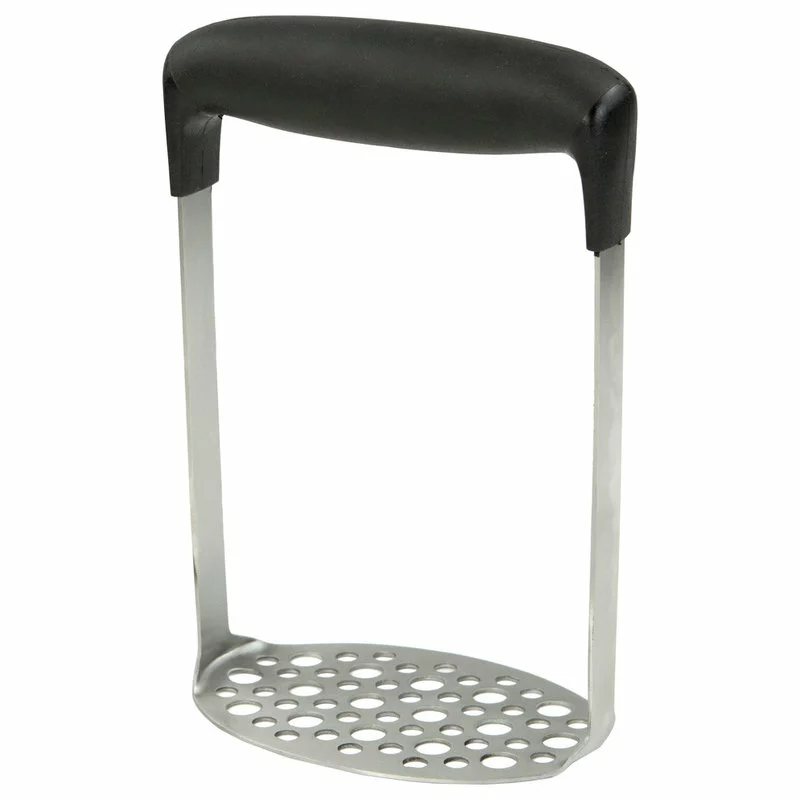 Home Basics Stainless Steel Potato Masher, Silver