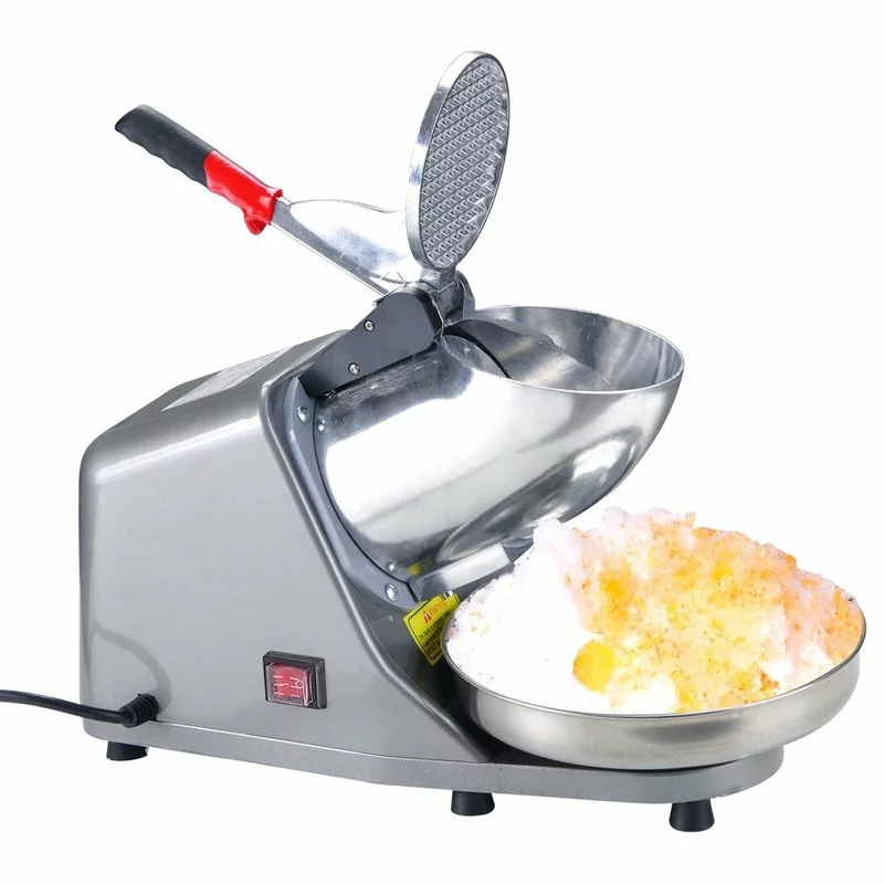 Yescom 300W Electric Ice Shaver Snow Cone Shaving Crusher 1450 R/Min 143 Lbs/Hr