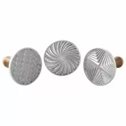 Nordic Ware Geo Heirloom Cookie Stamp, Set Of 3