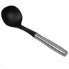 Home Basics Mesa Collection Scratch-Resistant Nylon Serving Ladle, Black
