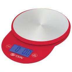 CDN Digital S/S Platform Scale, 11 Lb. Red