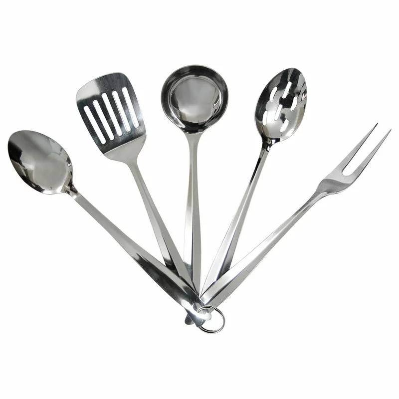 TATARA Nu Steel Runge Stainless Steel Tools, Set Of 5