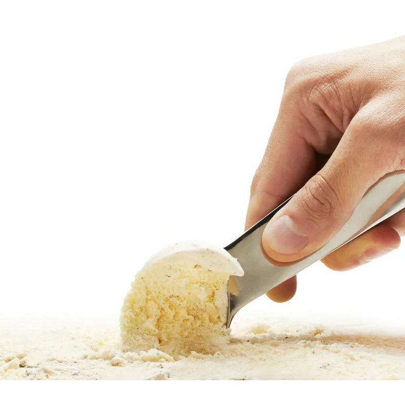 Belle-V Kitchen Belle-V Ice Cream Scoop, Stainless Steel, Left, Stainless Steel, Right - Image 2