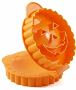 Tovolo Orange Jack-O-Lantern Petite Pie Mold