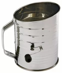 Norpro Stainless Steel 5 Cup Flour And Powdered Sugar Sifter