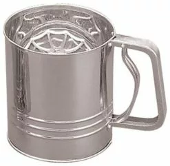 Fox Run 4654 Flour Sifter, 4-Cup, Stainless Steel