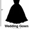Elk Home GWN/S6 Wedding Gown - 5.5- Inch Cookie Cutter (Set Of 6)
