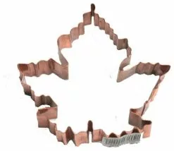 Bailey Street Home Copper Leaf Shaped Cookie Cutters 3 Inch Set Of 6 Made Of Copper In A Copper