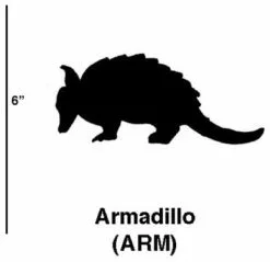 Elk Home ARM/S6 Armadillo - 5.5- Inch Cookie Cutter (Set Of 6)