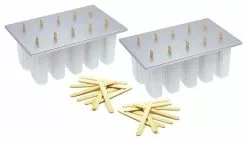 Progressive Furniture Progressive International White Freezer Pop Maker With Sticks, Set Of 2