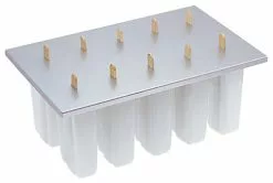 Progressive Furniture Progressive Silver And White Plastic Freezer Pop Maker