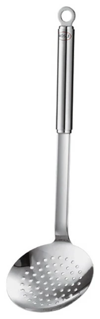 ROSLE USA Rosle Stainless Steel 14.4 Inch Round Handle Perforated Skimmer