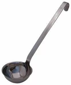 ROSLE USA Rosle 18/10 Stainless Steel 3.1 Inch Hook Ladle With Pouring Rim