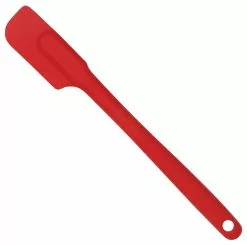 HIC Harold Import Co. HIC Essentials Cherry Red Silicone 10 Inch Slim Spatula