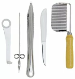 Norpro 5 Piece Garnishing Tool Set