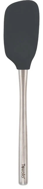 Tovolo Flex-Core Charcoal Silicone Spoonula With Stainless Steel Handle