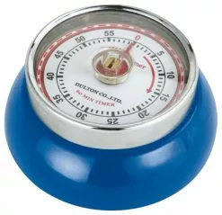 Zassenhaus Royal Blue 2.75 Inch Retro Magnetic Kitchen Timer