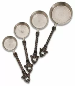 Gerson Company Fleur De Lis Measuring Cups, 4