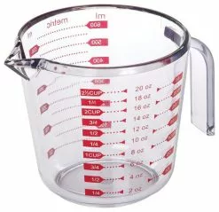 Progressive International Progressive BA-3405 Measuring Cup, 20 Oz, Clear