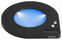 Orka Black Glass Top Digital Food Scale