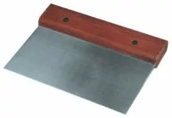 Ballington Stainless Steel Pastry Scraper Cutter Riveted Wooden Handle