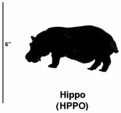 Elk Home HPPO/S6 Hippo - 5.5- Inch Cookie Cutter (Set Of 6)