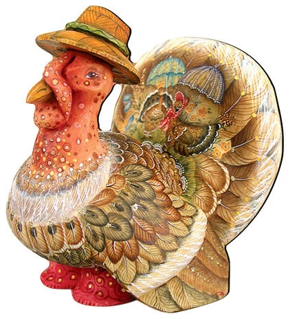 AMonogramart Thanksgiving Turkey Cupcake And Cake Toppers